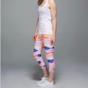 Lululemon True Self Crop in Iris Flower